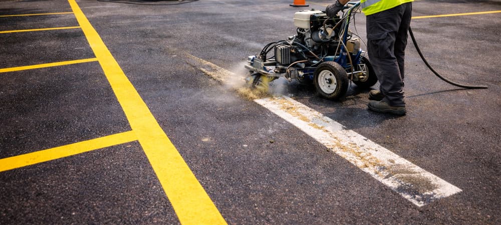Professional Line Removal & Re-Striping Services