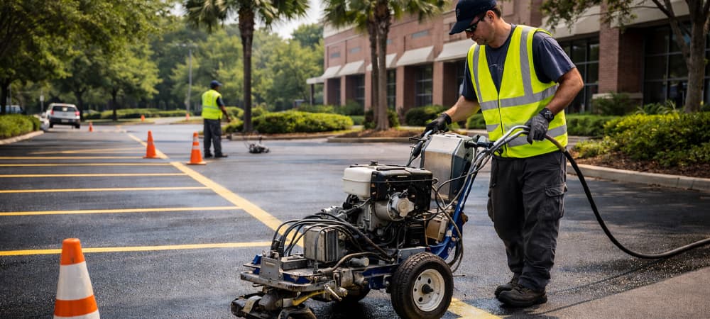 Professional Line Striping Services